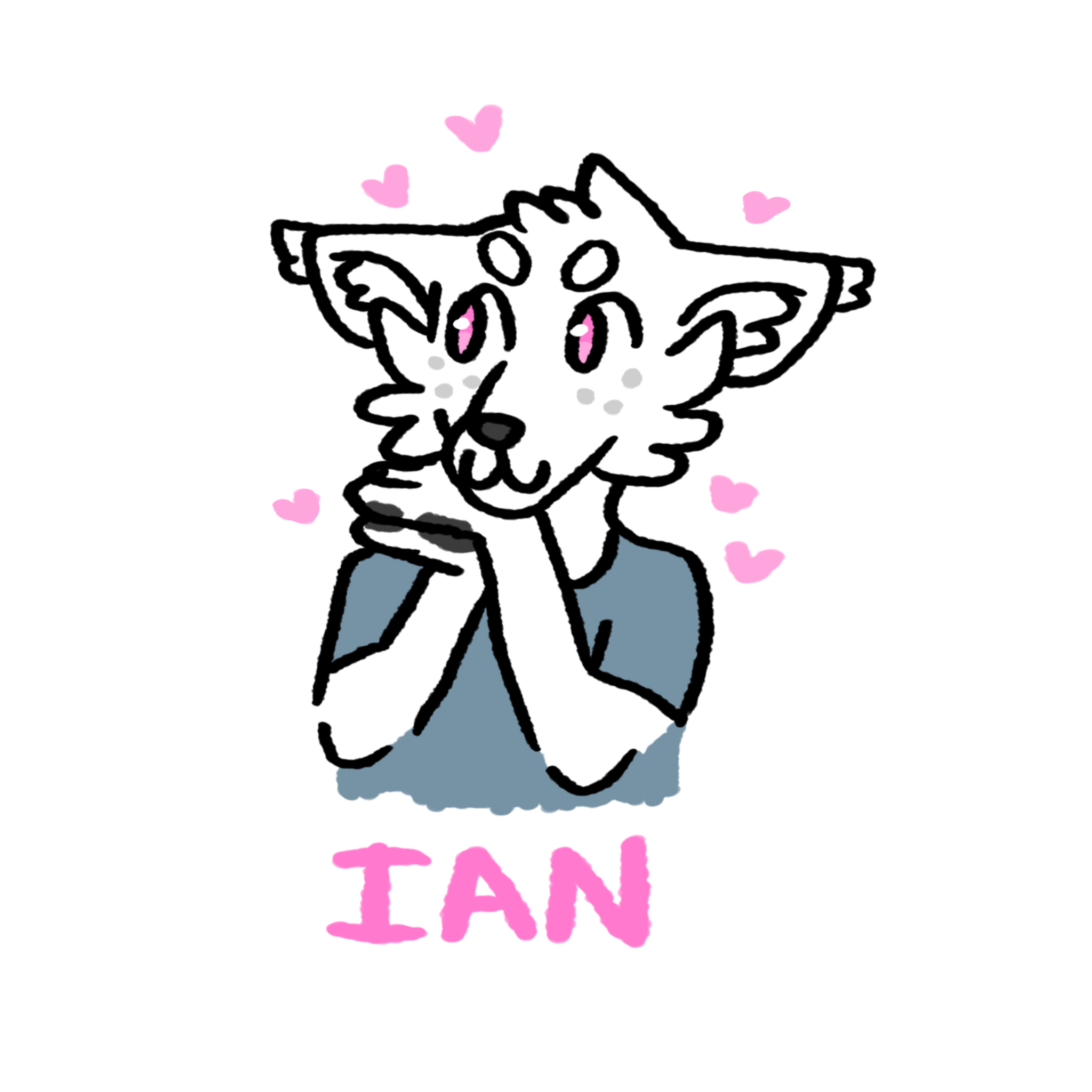 Ian the Arctic Fox (badge)