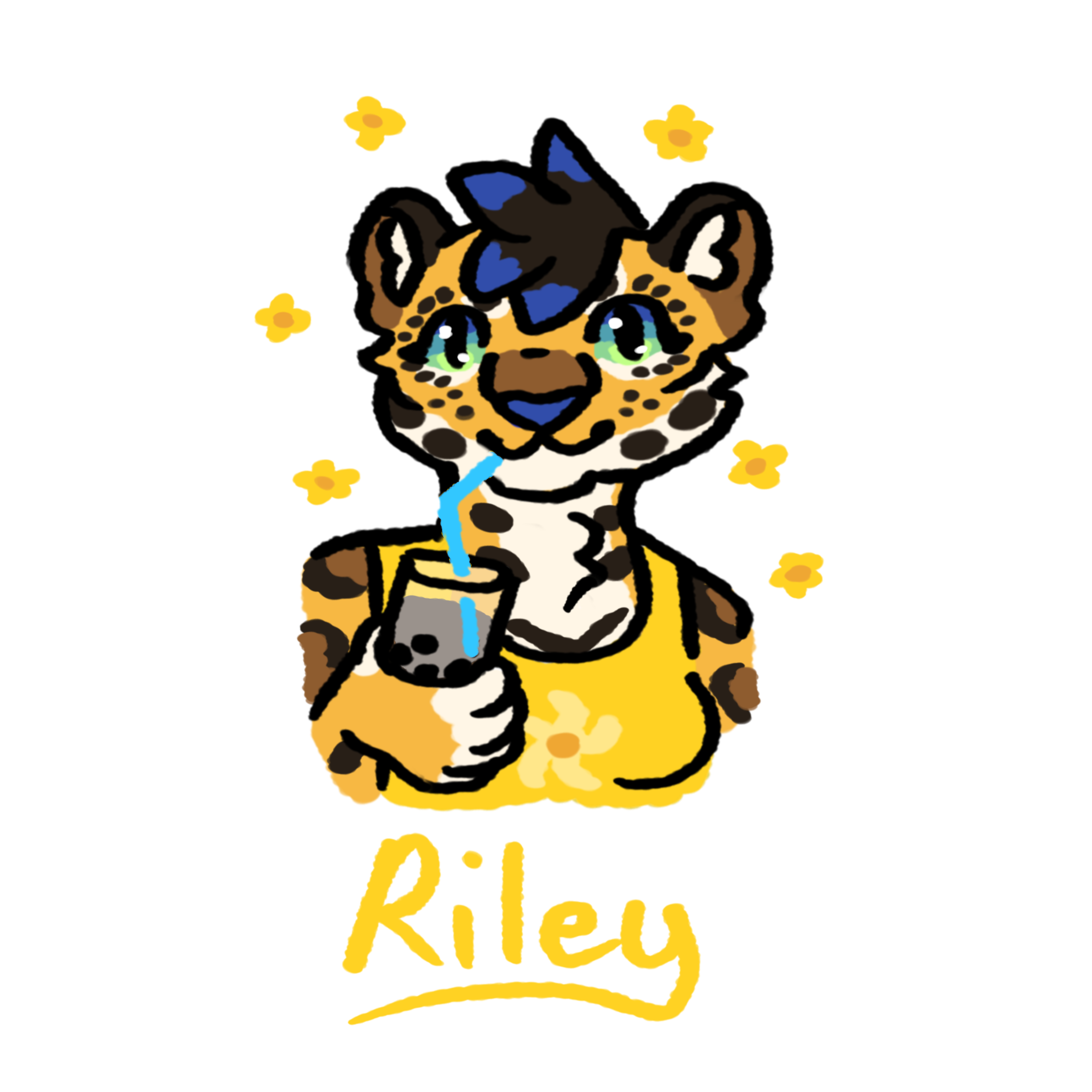 Riley the Leopard (badge)